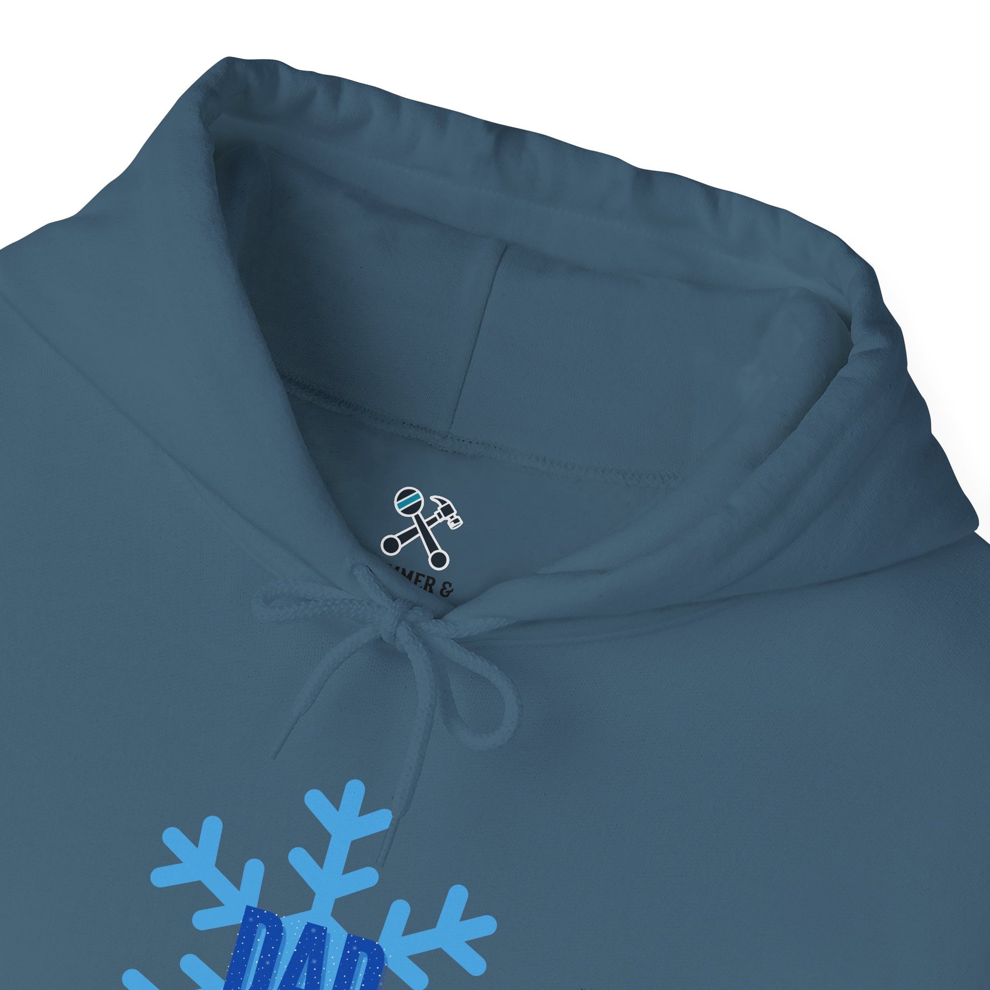 Cool Dad Snowed In Edition Hoodie Carolina Blue Hoodie