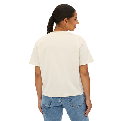 The Mama Cropped Tee Ivory T-Shirt