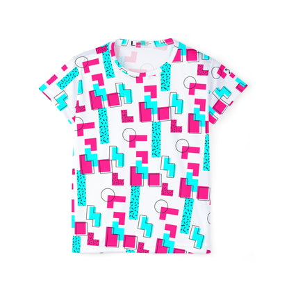 Retro Mom Glow Sport Jersey Tee All Over Prints