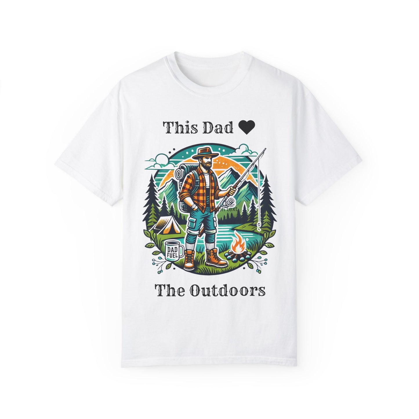 The Outdoors Dad Tee White T-Shirt