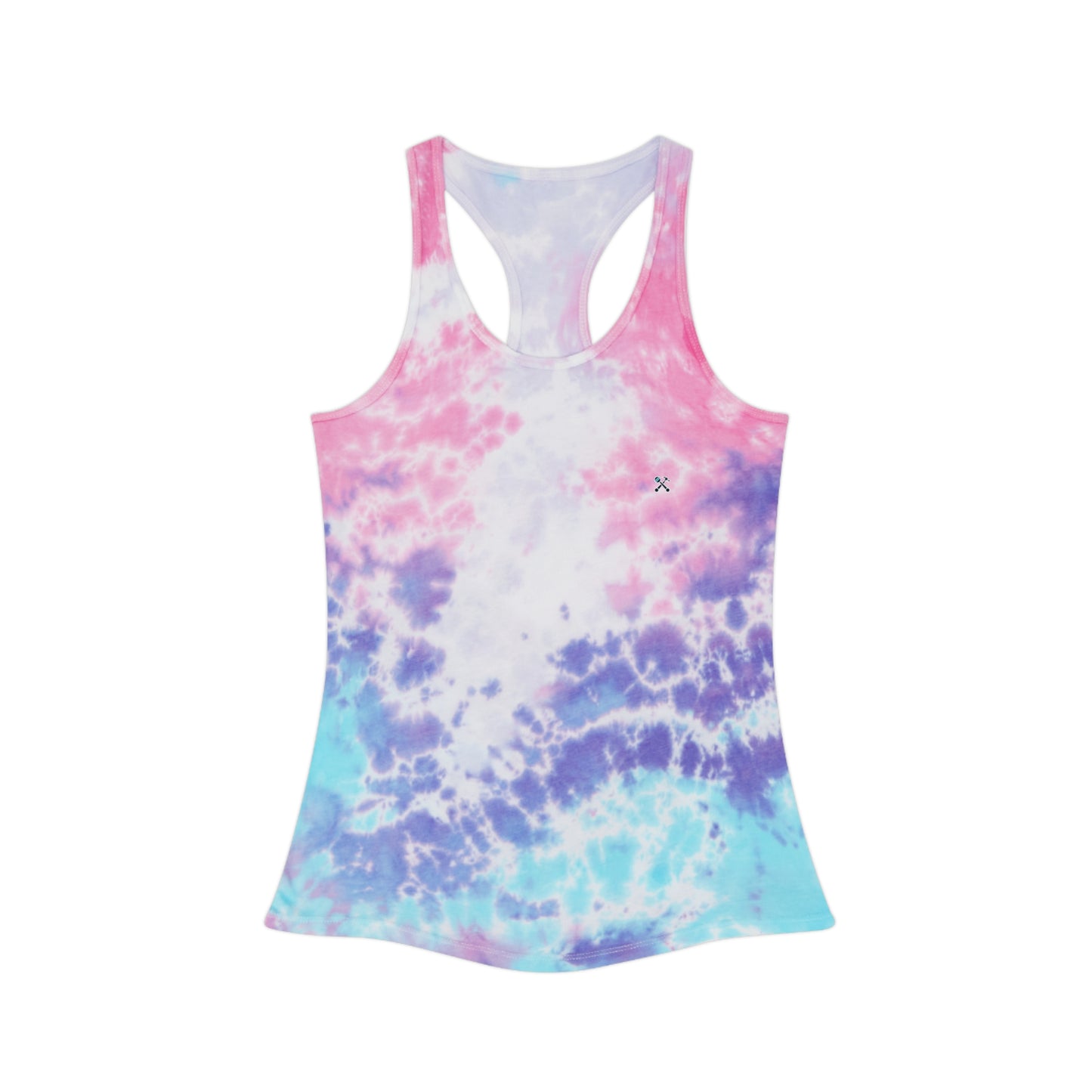 Hammer & Rattle Tie Dye Racerback Tank Cotton Candy Tank Top