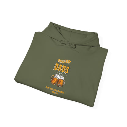 Cheers Dads Real Men Whose Genes Are Us Hoodie Military Green Hoodie