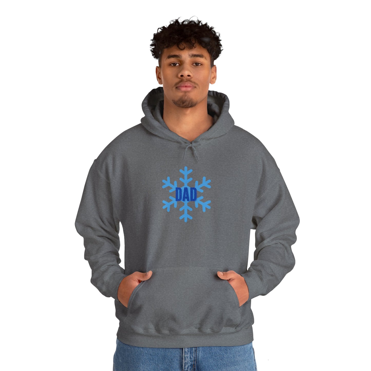 Cool Dad Snowed In Edition Hoodie Light Blue Hoodie