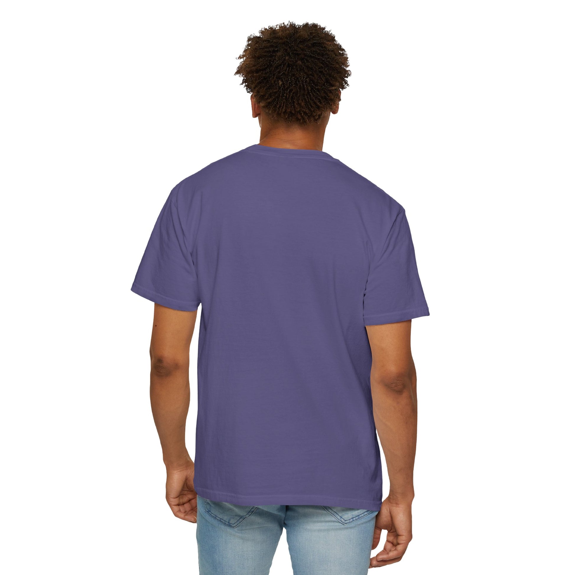 High Contrast Camping Scene T-shirt Grape T-Shirt