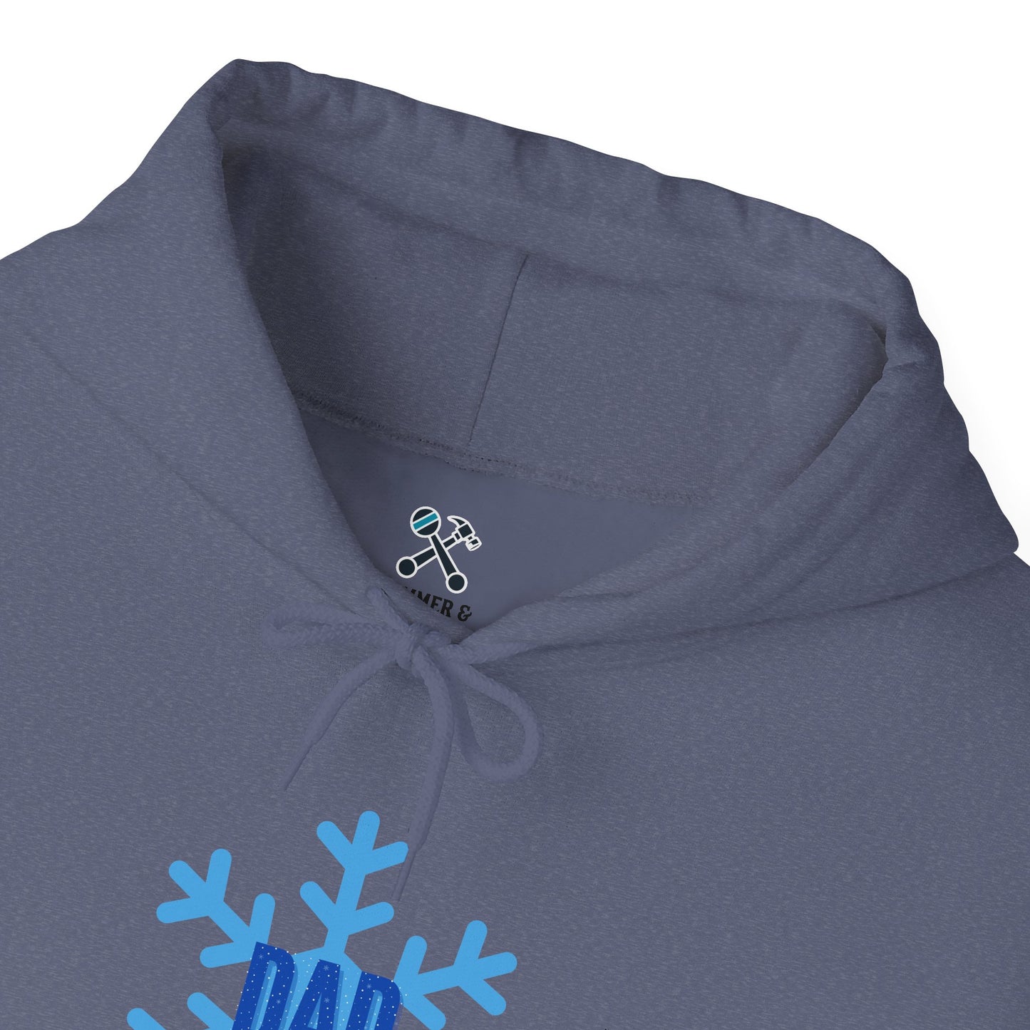 Cool Dad Snowed In Edition Hoodie Heather Navy Hoodie