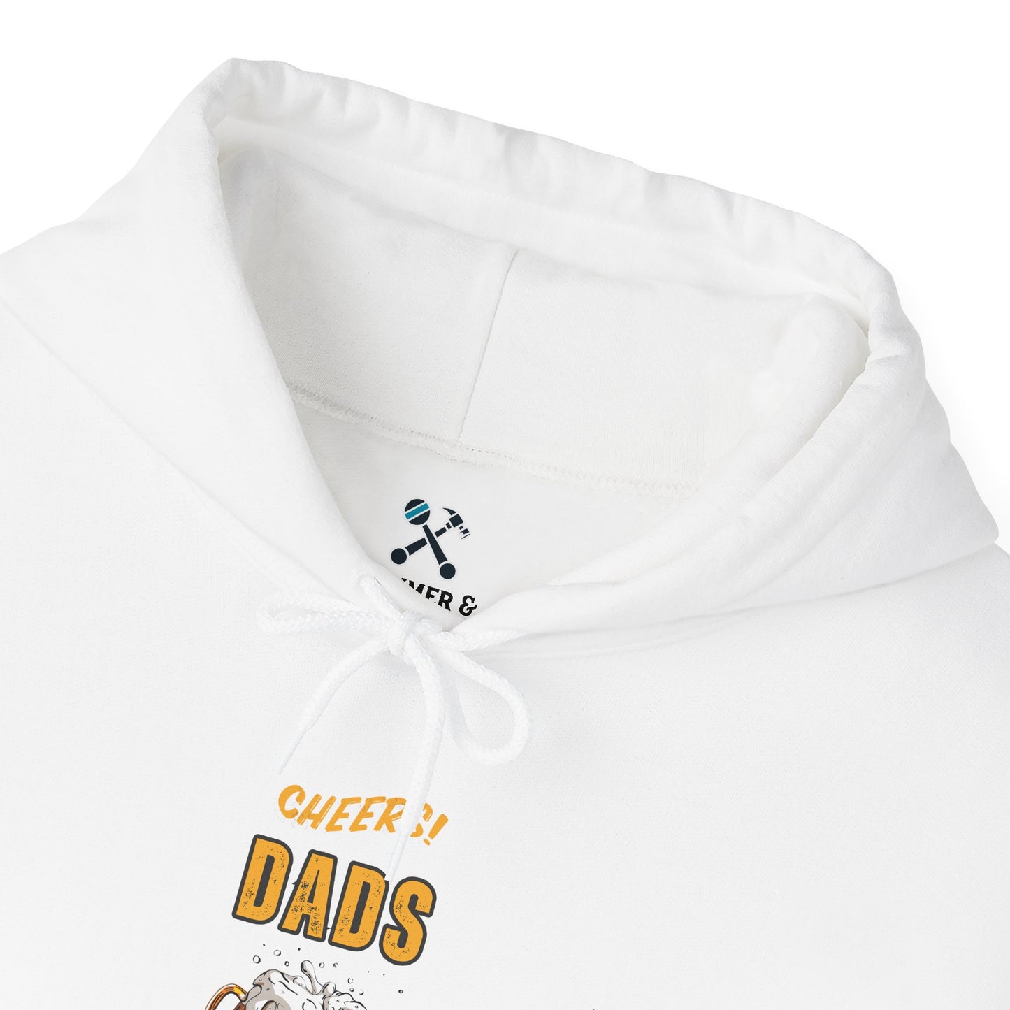 Cheers Dads Real Men Whose Genes Are Us Hoodie White Hoodie