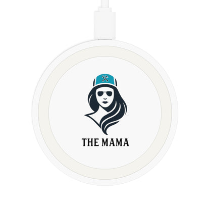 The Mama Quake Wireless Charging Pad 2.75" x 2.75" White White Accessories