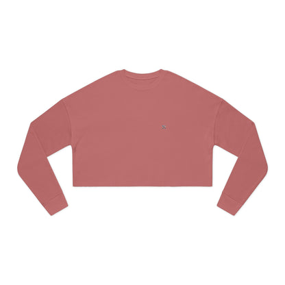 Hammer & Rattle Cropped Sweatshirt Mauve Sweatshirt