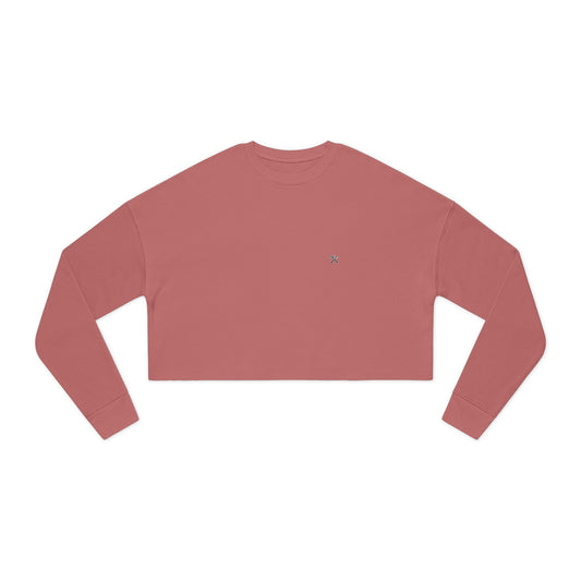 Hammer & Rattle Cropped Sweatshirt Mauve Sweatshirt