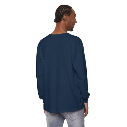 Classic Dad Garment-dyed Long Sleeve T-Shirt True Navy Long-sleeve