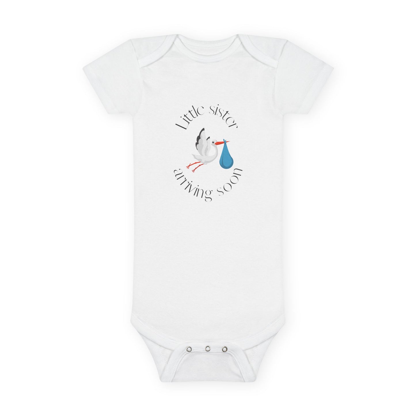 Baby Sister Coming Soon Generations Onesie® Organic Baby Bodysuit