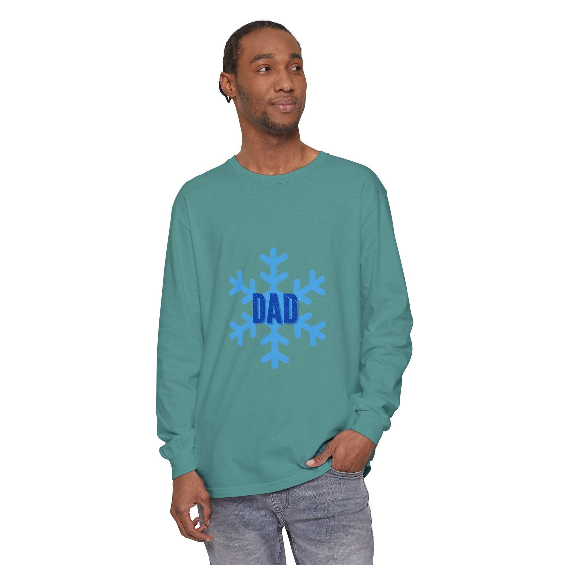 Cool Dad Snowed In Edition Long Sleeve Tee Seafoam Long-sleeve