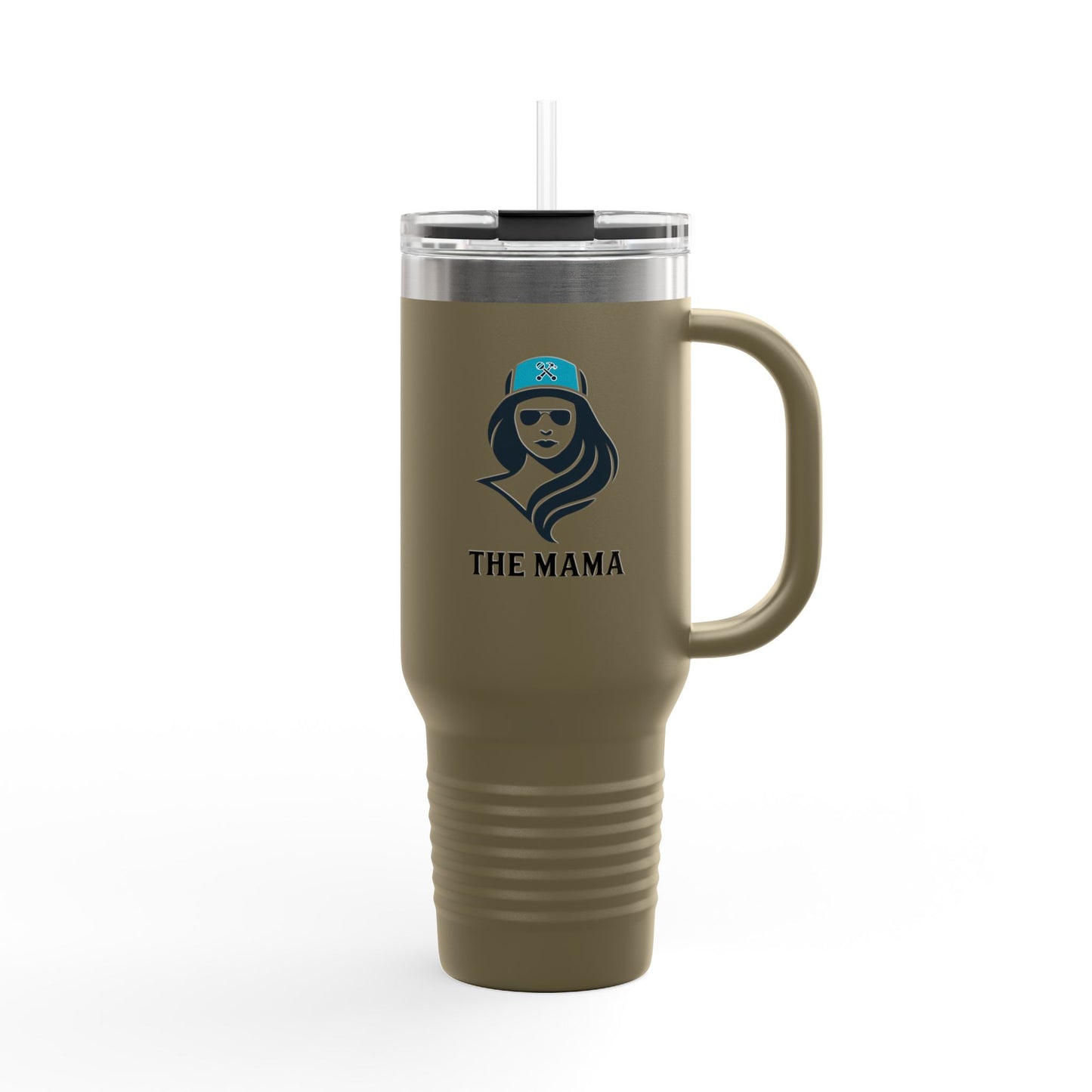 The Mama Insulated Travel Mug, 40oz 40oz Olive Green Mug