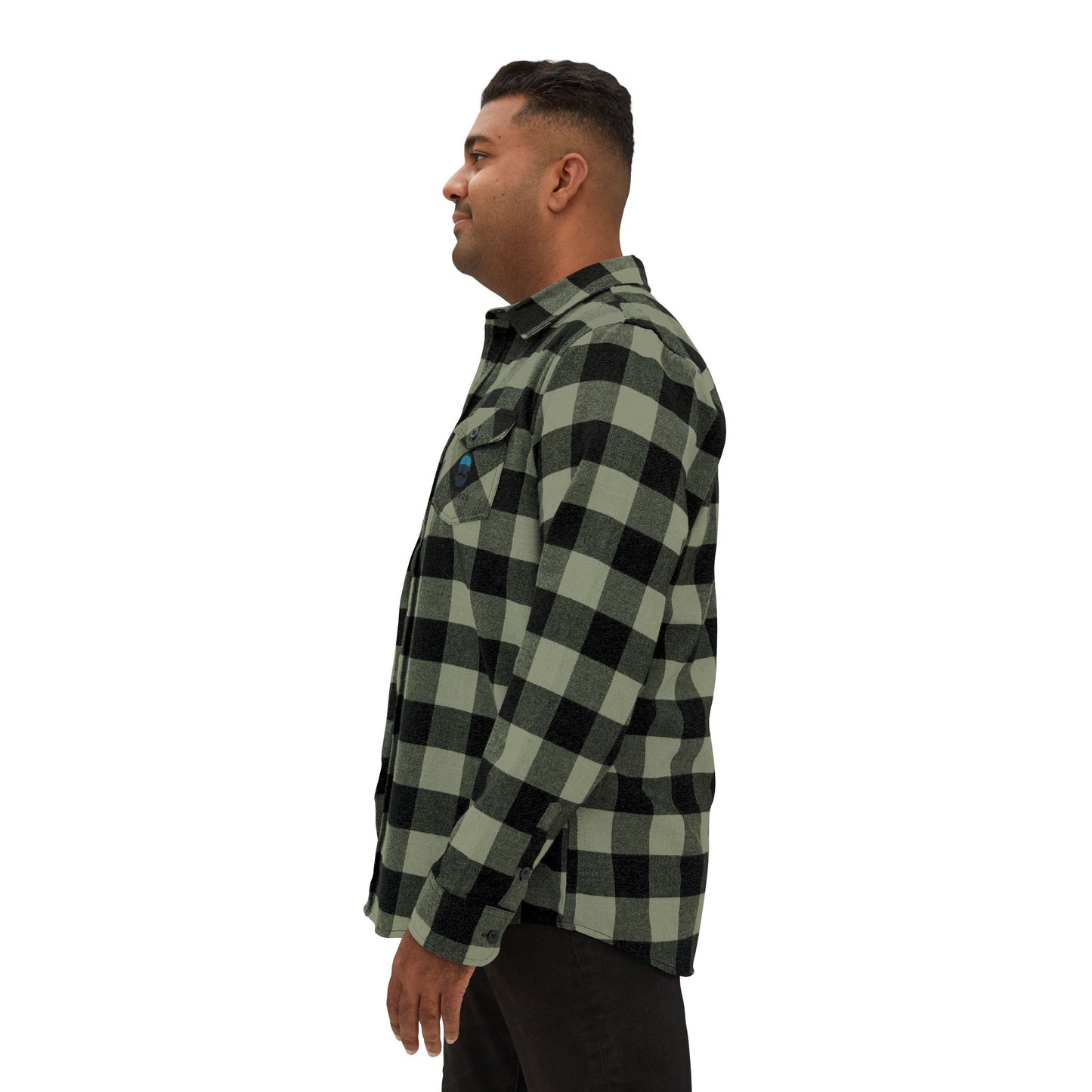 The Dada Flannel Shirt Red Black Long-sleeve