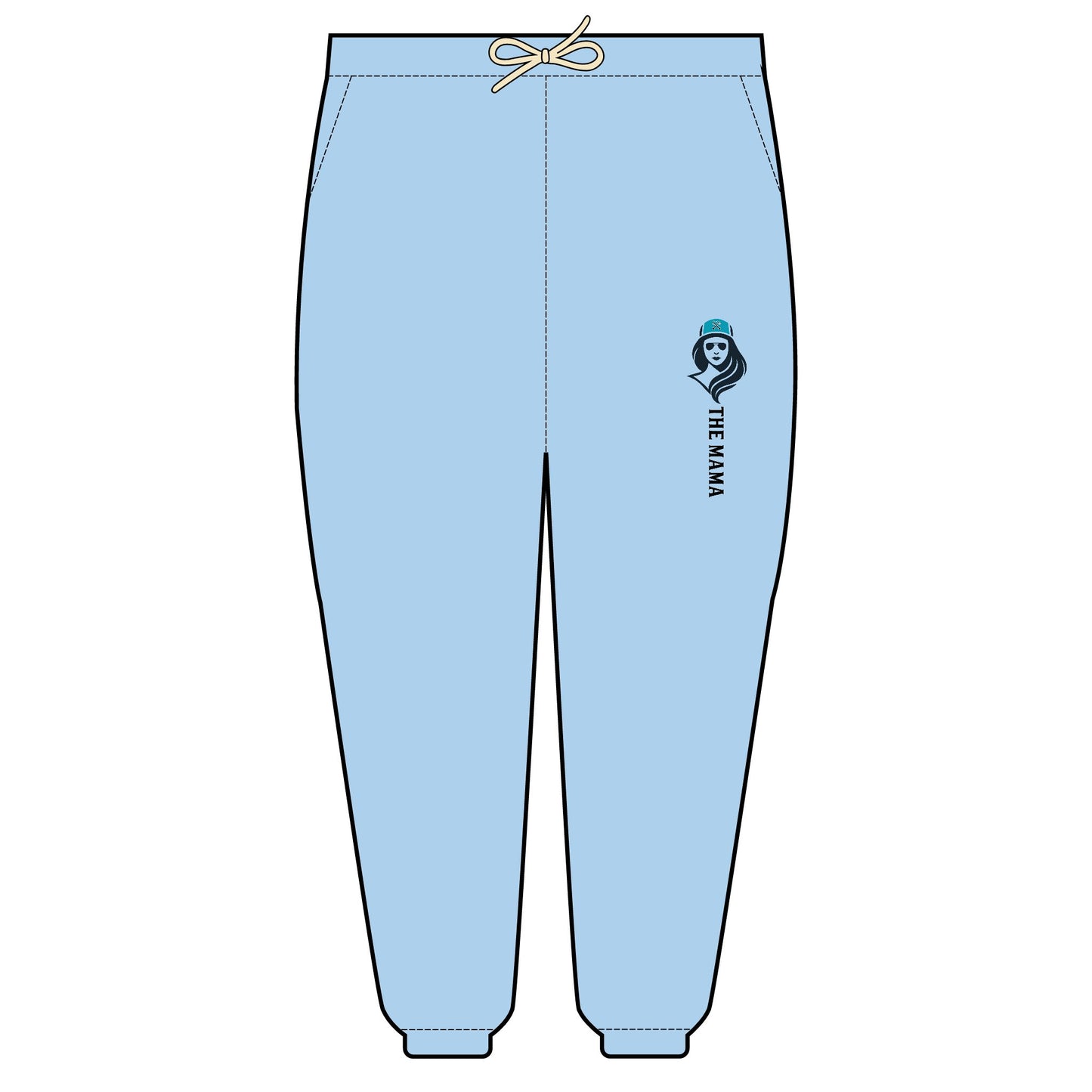 The Mama Light Fleece Joggers Hydrangea Trousers