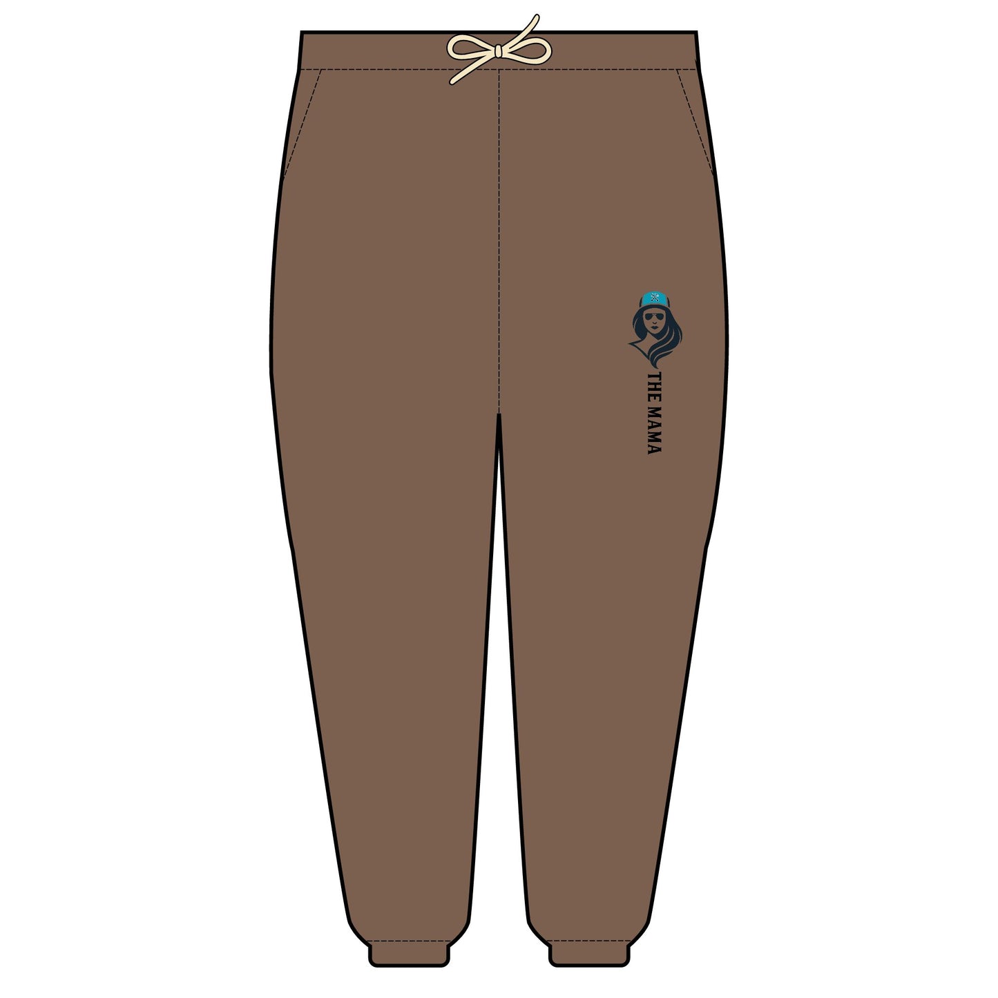 The Mama Light Fleece Joggers Espresso Trousers