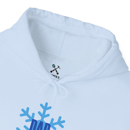 Cool Dad Snowed In Edition Hoodie Light Blue Hoodie