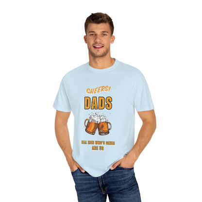 Cheers Dad Real Men Whose Genes Are Us Tee Chambray T-Shirt