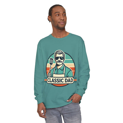 Classic Dad Garment-dyed Long Sleeve T-Shirt Seafoam Long-sleeve