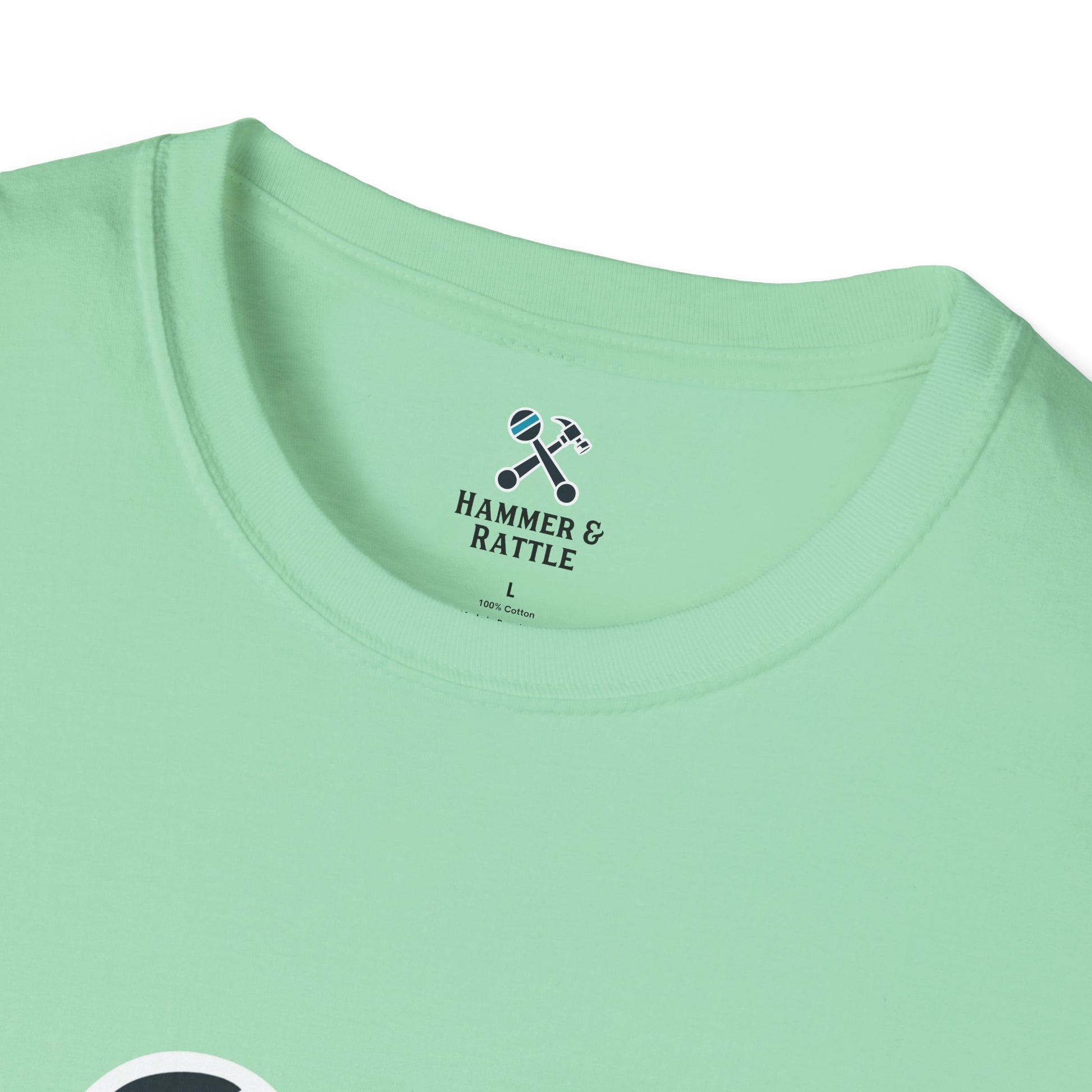 Hammer & Rattle Softstyle Tee Heather Irish Green T-Shirt