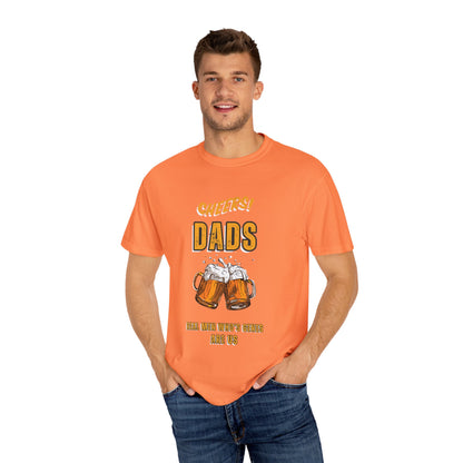 Cheers Dad Real Men Whose Genes Are Us Tee Melon T-Shirt