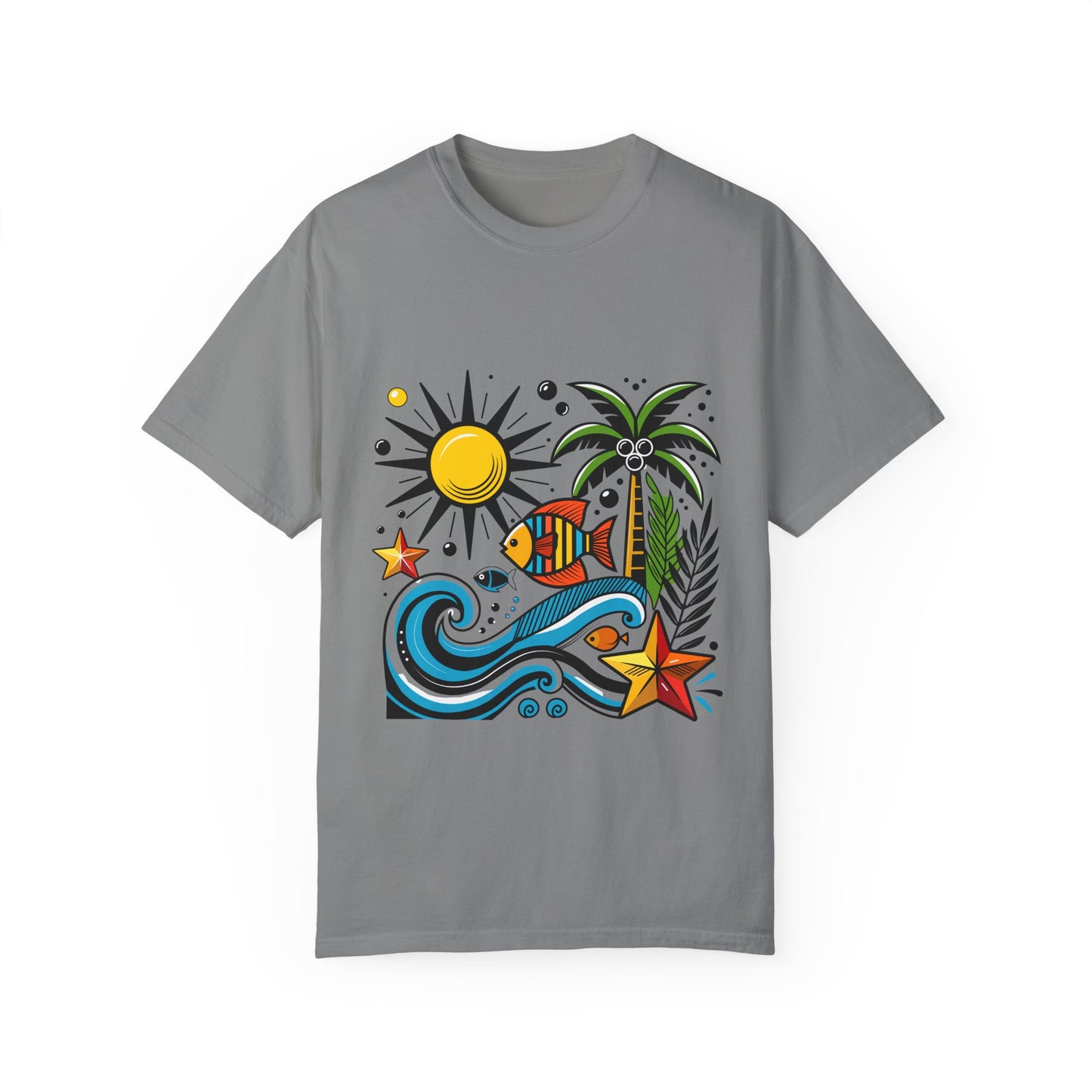 High Tide High Contrast Tee Granite T-Shirt