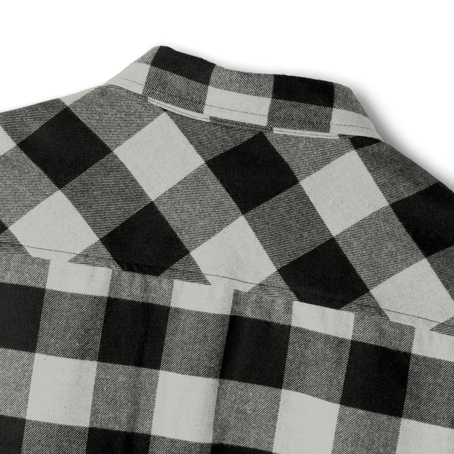 The Dada Flannel Shirt Grey Heather Black Long-sleeve