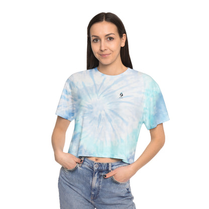 The Mama Tie-Dye Crop Tee Desert Rose T-Shirt