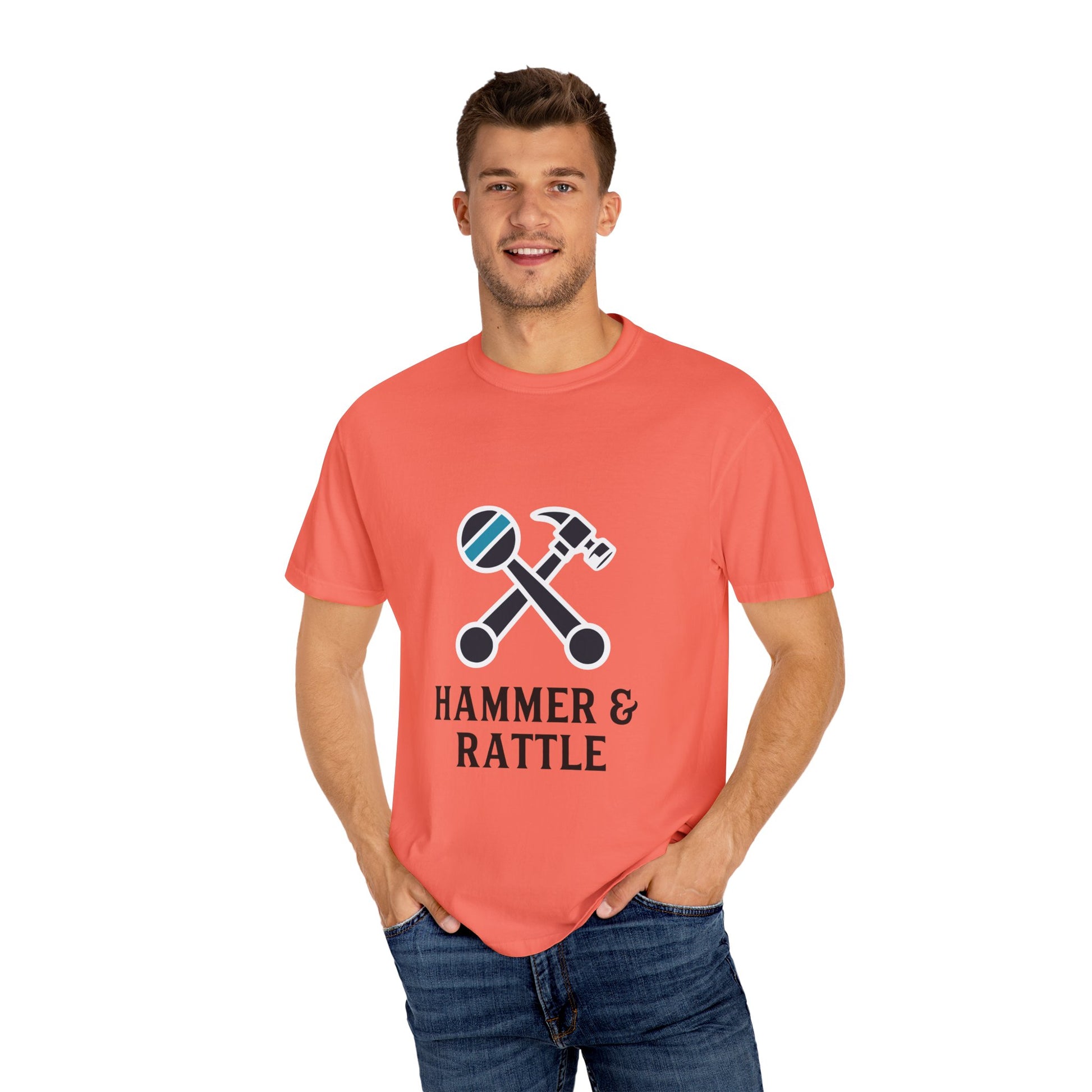 Hammer & Rattle Tee Bright Salmon T-Shirt