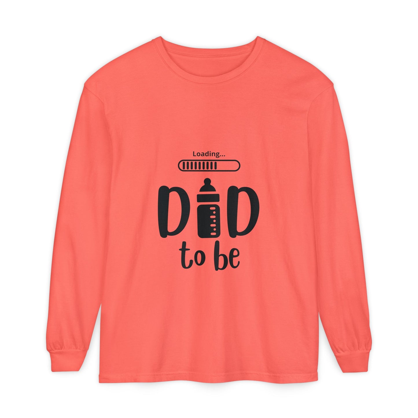 Dad Loading Long Sleeve Tee Bright Salmon Long-sleeve