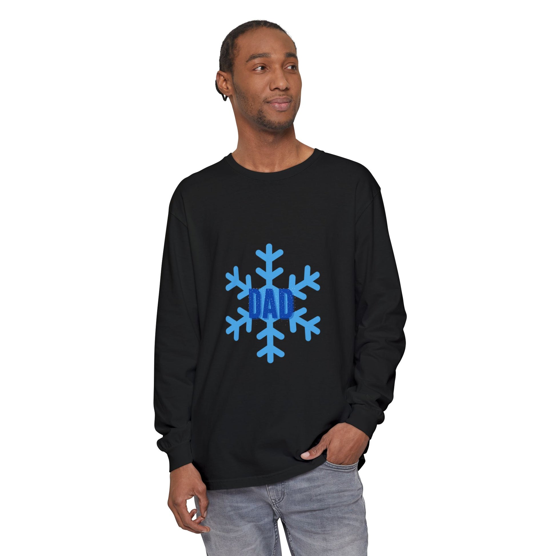 Cool Dad Snowed In Edition Long Sleeve Tee Black Long-sleeve