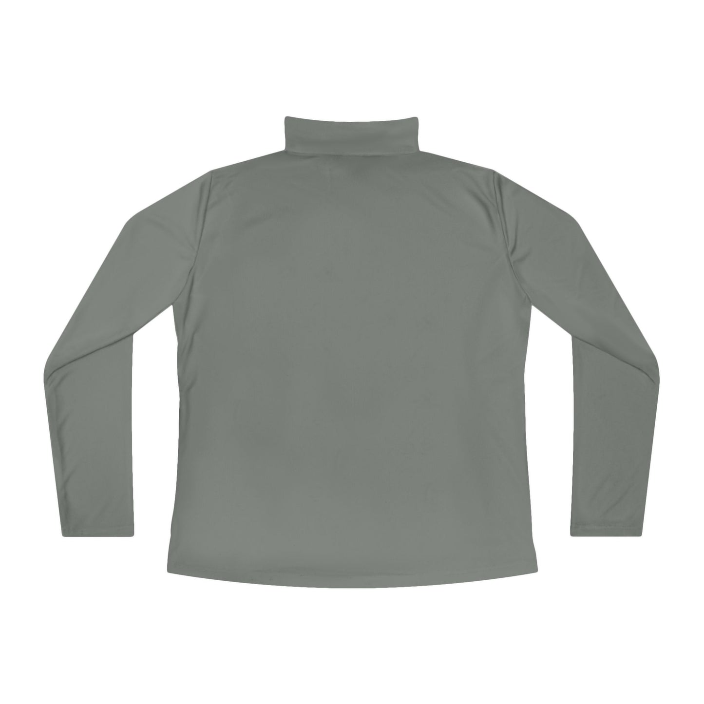 The Mama Quarter-Zip Pullover Grey Concrete Long-sleeve