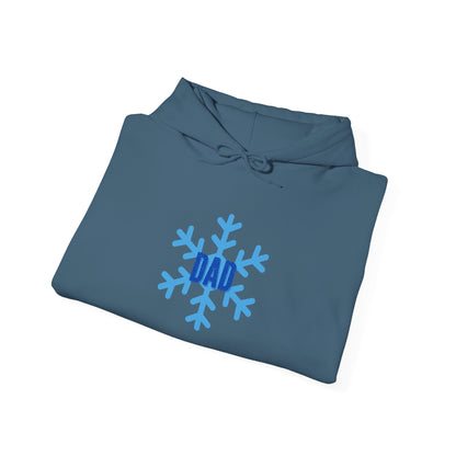 Cool Dad Snowed In Edition Hoodie Indigo Blue Hoodie