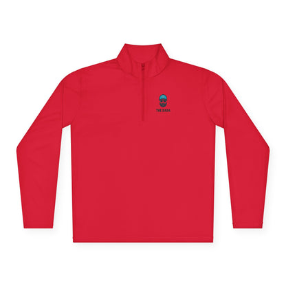 The Dada Quarter-Zip Pullover True Red Long-sleeve