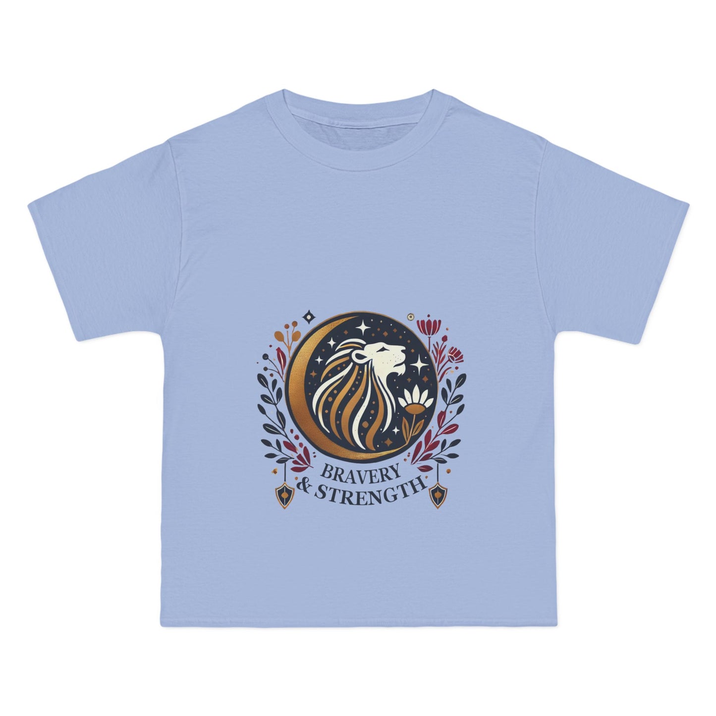 Mighty Mama Maternity Tee Light Blue T-Shirt