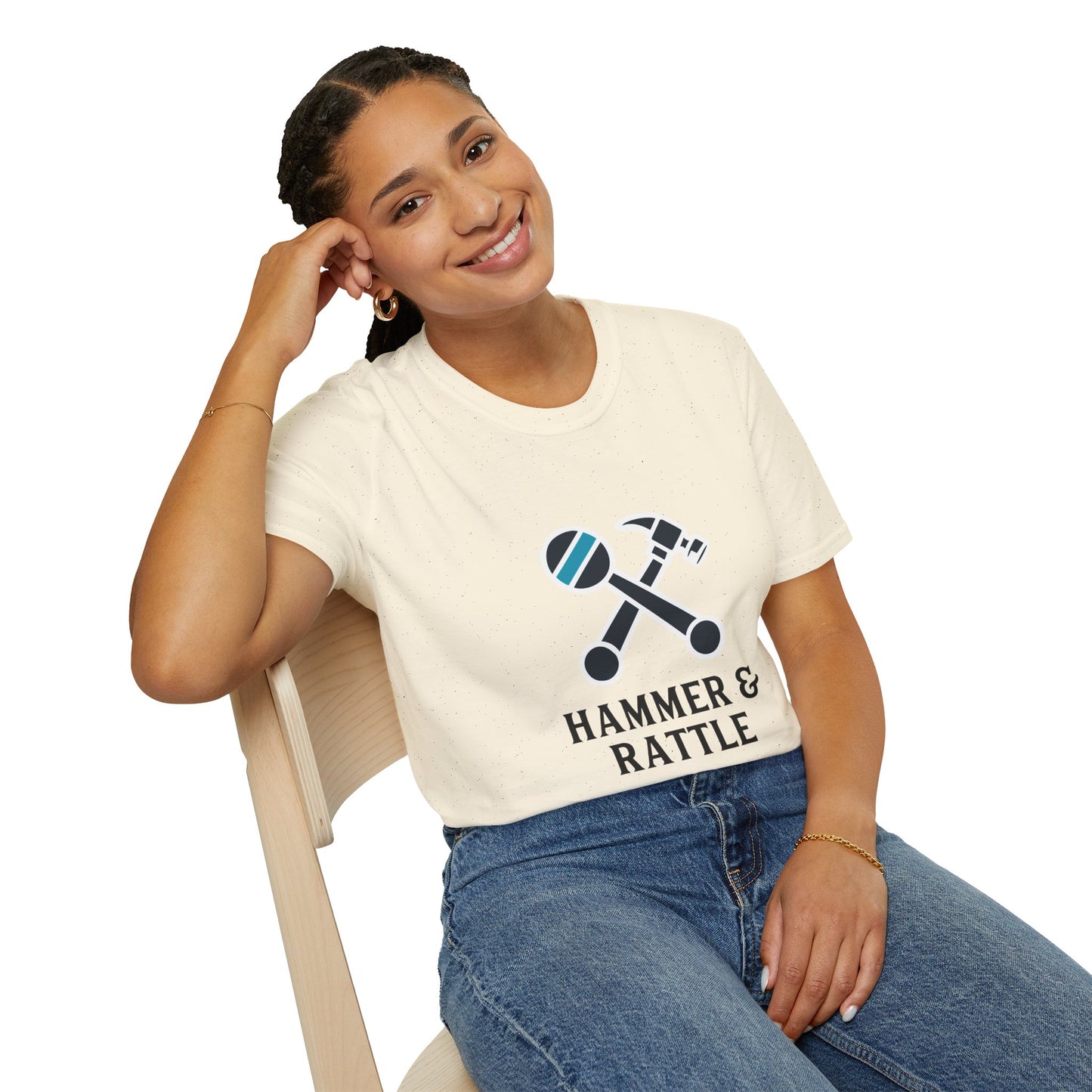 Hammer & Rattle Softstyle Tee Natural T-Shirt